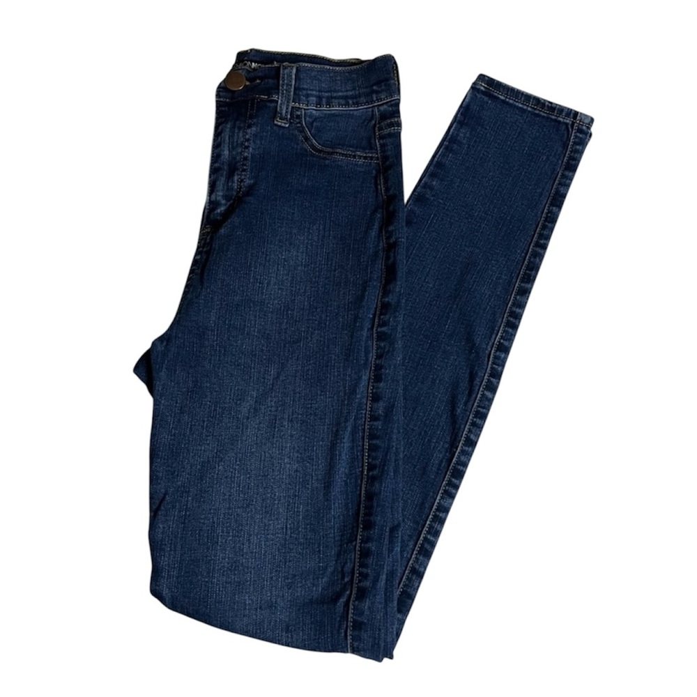 Fashion Nova Luxe High Waist Skinny Jeans - 3, Dark Wash